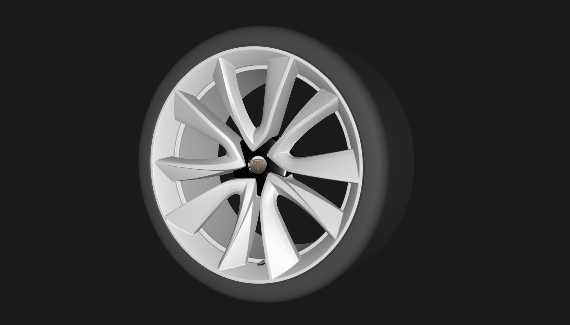 Tesla Model 3 19 inch Sport Wheels 3D model_1