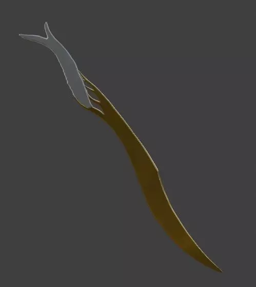 Elven Sword 3D model_0