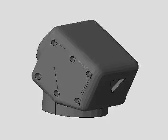 CHIBI-TECH SD - ARMORED TYPE SHOULDER UNIT          3D print model