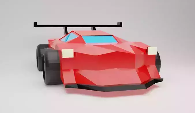 Low Poly Race Car