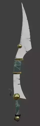 Snow Beast Sword 3D model