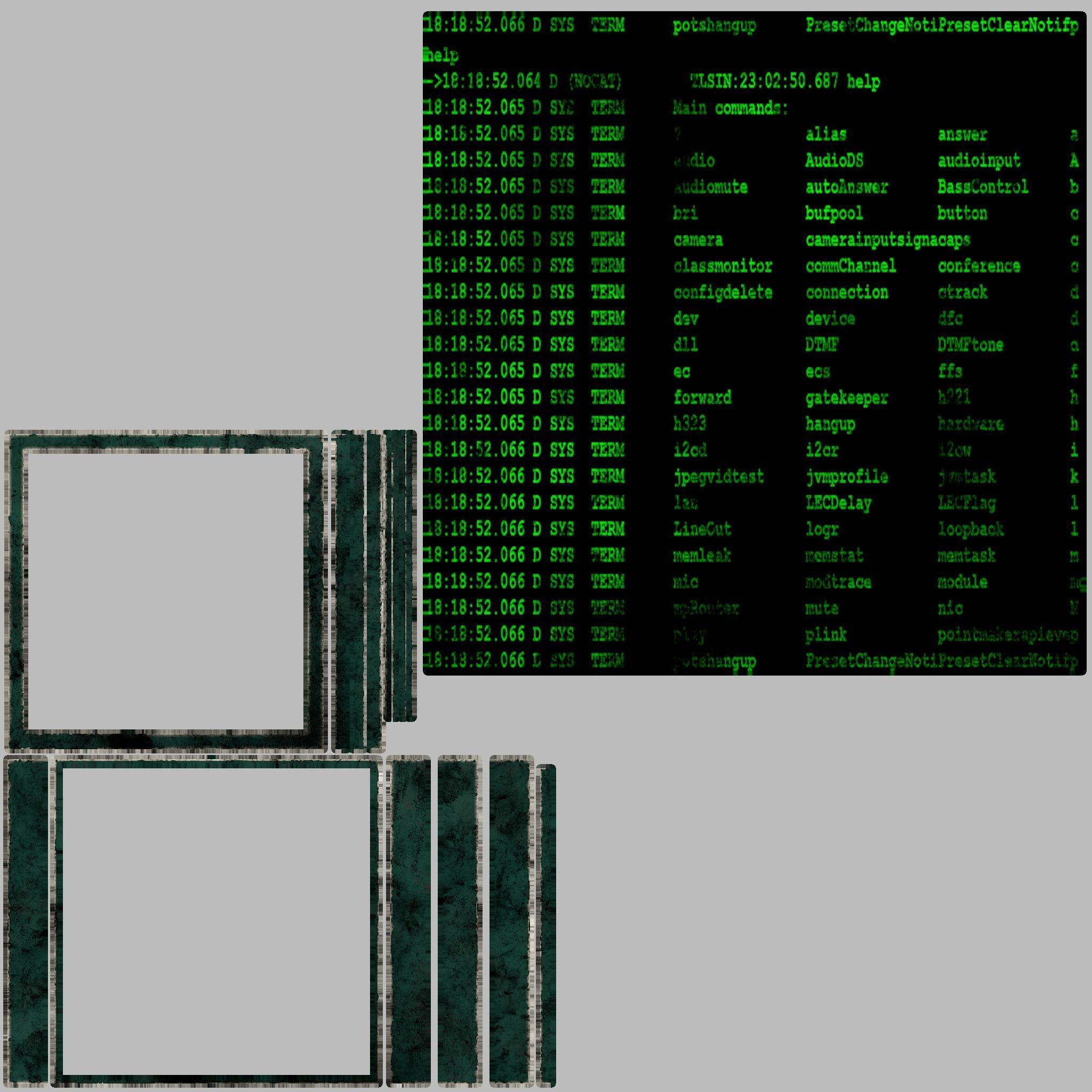 Sci-fi Panel Element Low-poly 3D model_10