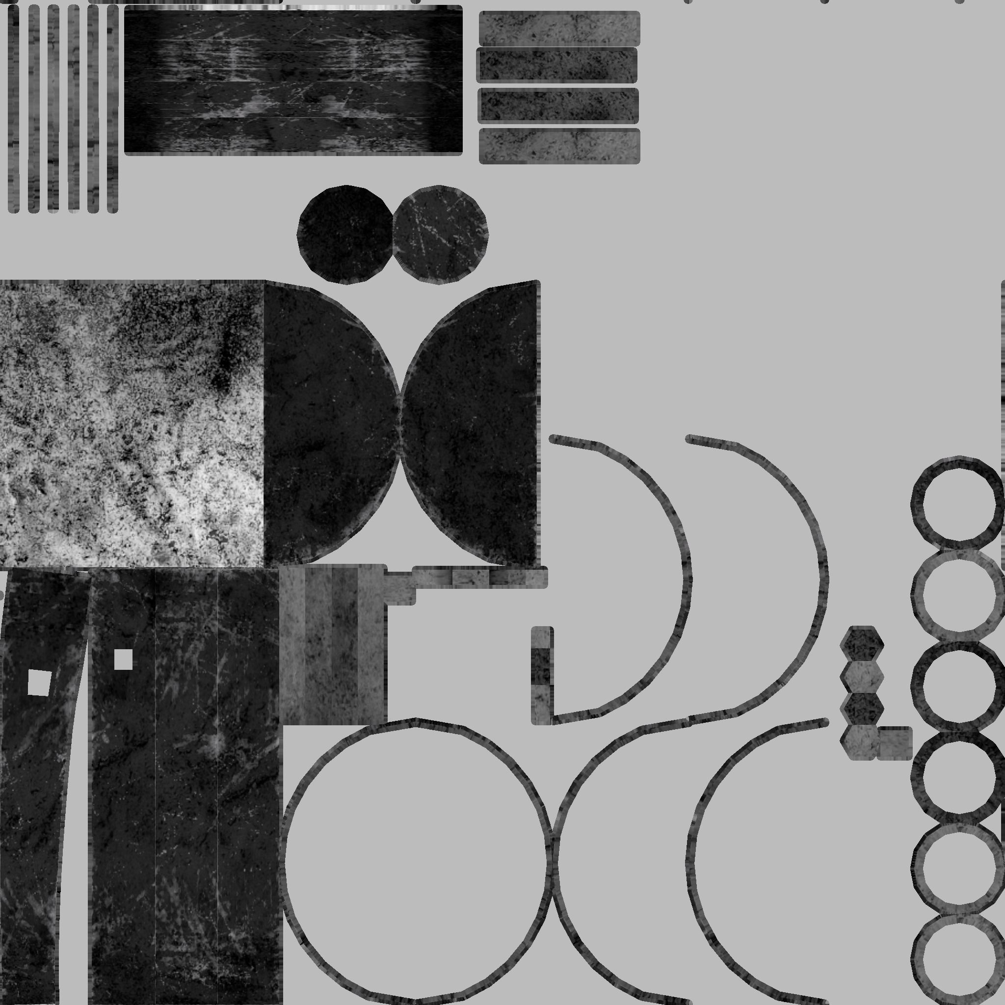 Sci-fi Panel Element Low-poly 3D model_11