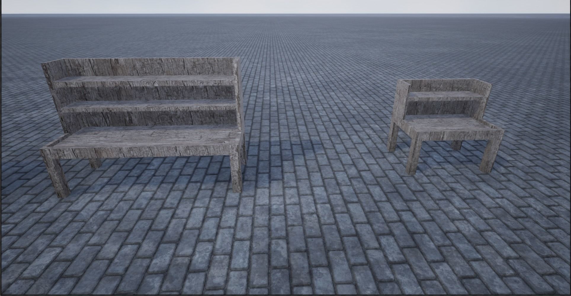 Lowpoly Bazaar-Marketplace Stands Low-poly 3D model_24