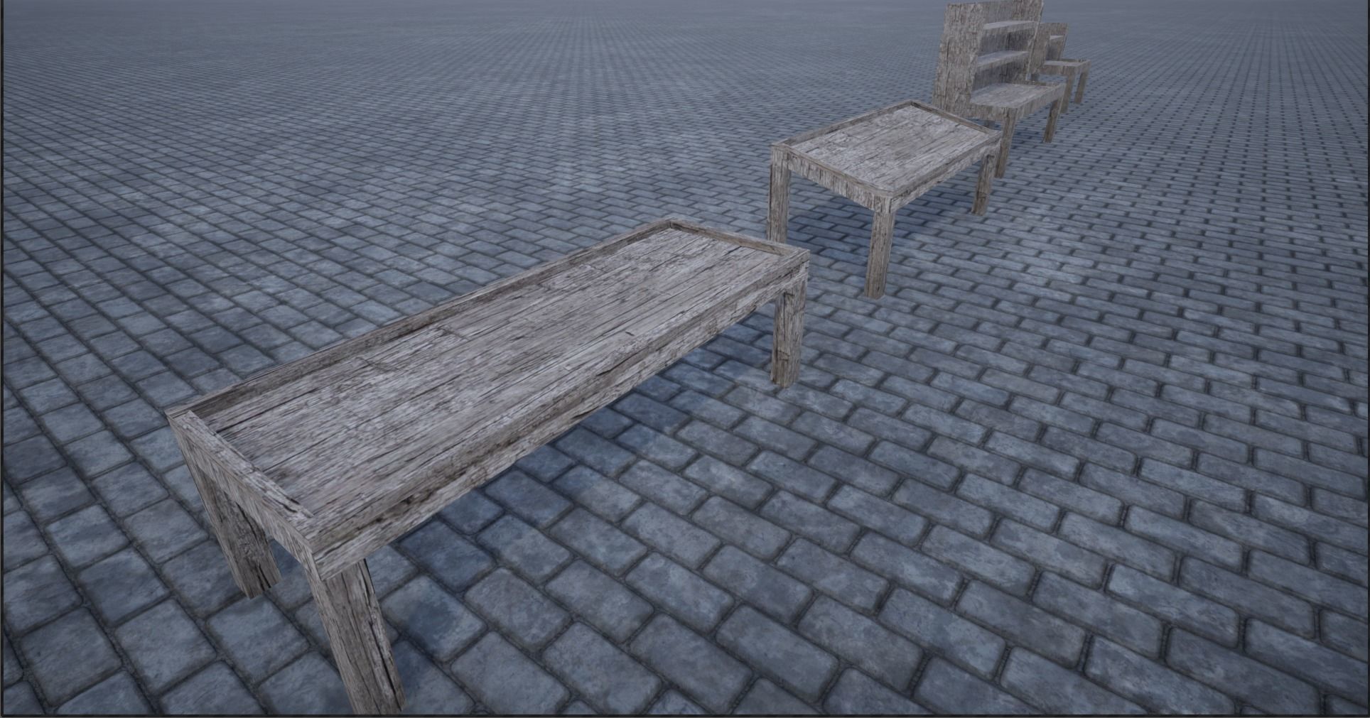 Lowpoly Bazaar-Marketplace Stands Low-poly 3D model_25