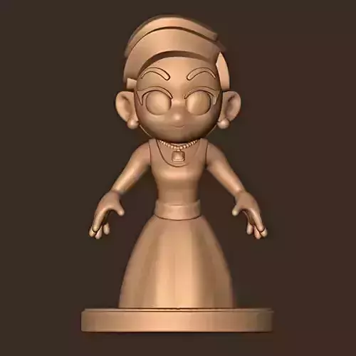 LADY GAGA CHIBI LIVE FROM THE OSCARS  3D print model