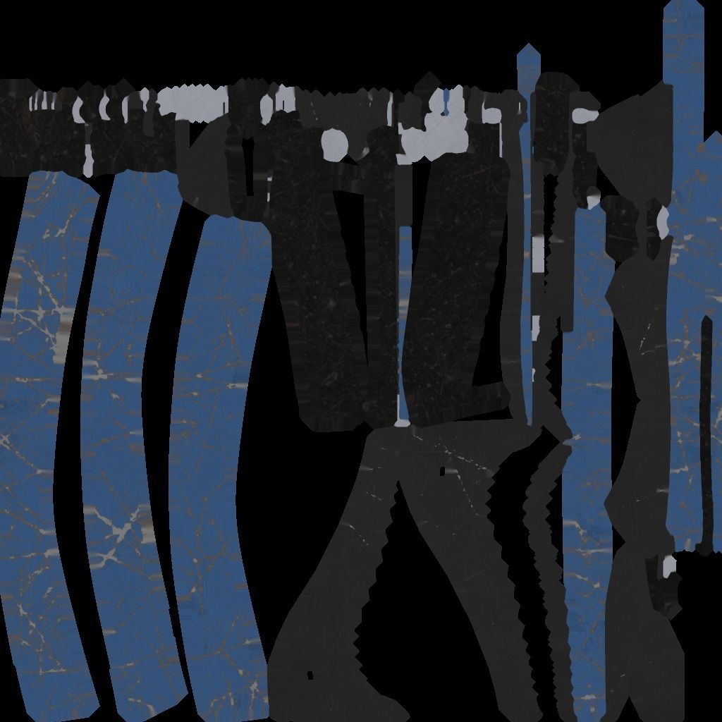 Ice Axe Low-poly 3D model_15