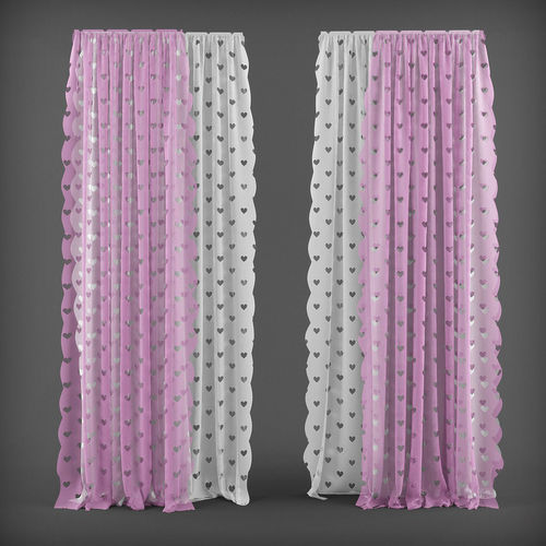 Curtain 3D model 13 3D model