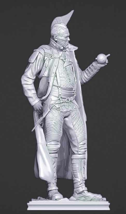 Yondu Udonta Guardians of the Galaxy Vol 1 and Vol2 3D model_7