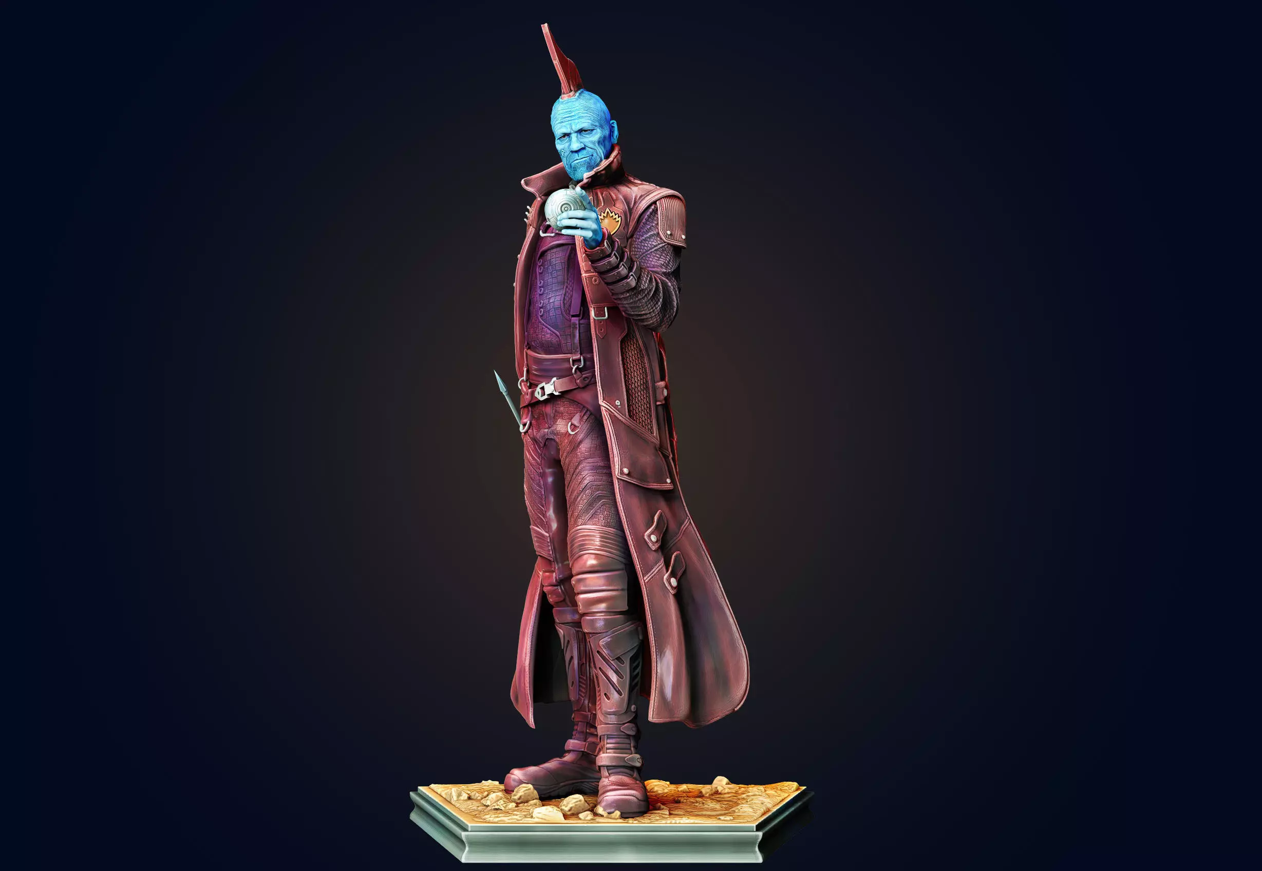 Yondu Udonta Guardians of the Galaxy Vol 1 and Vol2 3D model_0