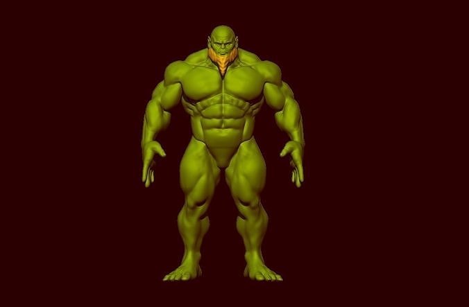 3d goro hulk Low-poly 3D model