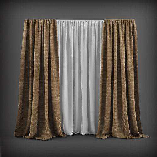 Curtain 3D model 18 3D model