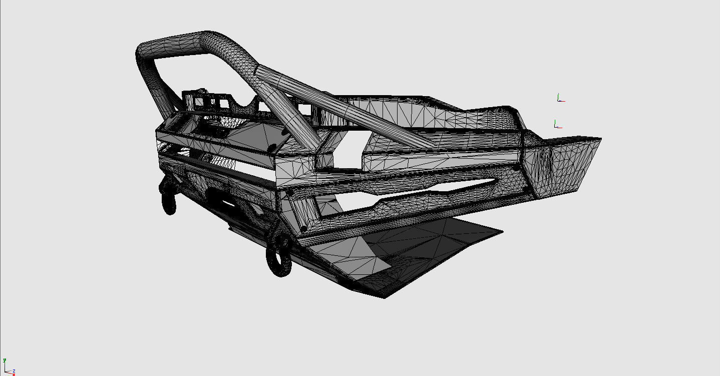 Bumper Front PROLINE for Toyota 4Runner 2017 3D model_11