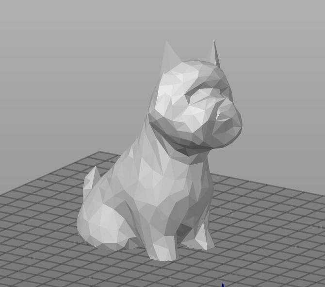 Low Poly West Highland Terrier - Westie 3D print model_4