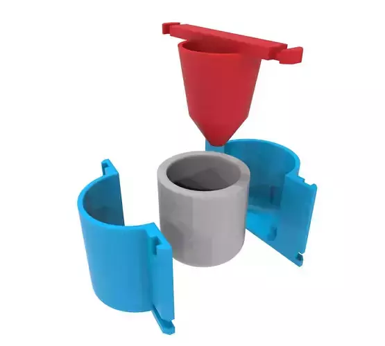 Molde para maceta de concreto 11