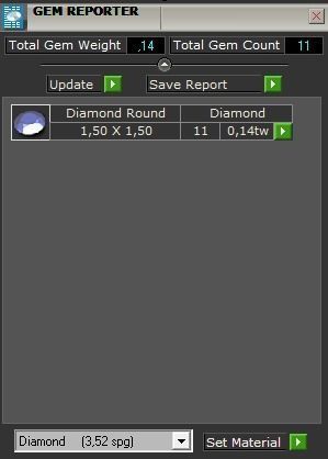 Octagonal earrings with 11 diamonds 3D print model_9