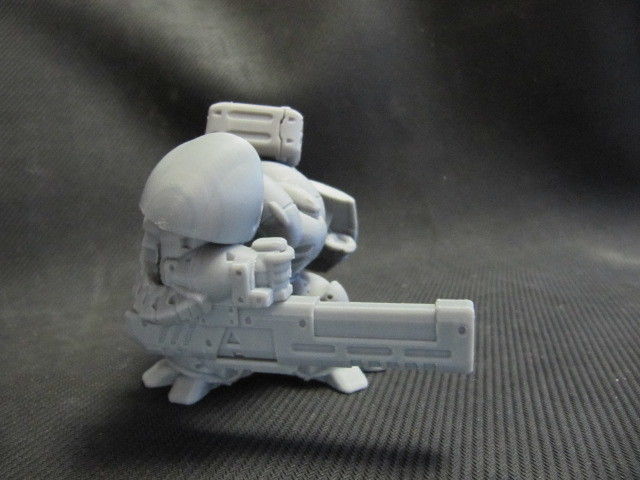 CHIBI-TECH SD - ANACONDA PAULDRON       3D print model_13
