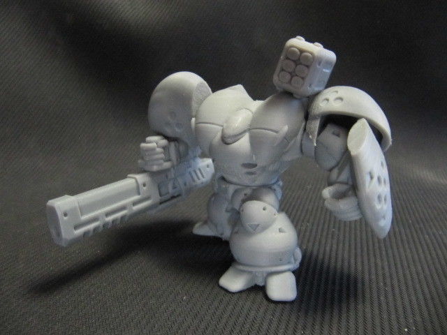 CHIBI-TECH SD - ANACONDA PAULDRON       3D print model_11