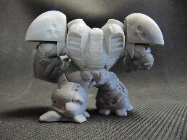 CHIBI-TECH SD - ANACONDA PAULDRON       3D print model_5