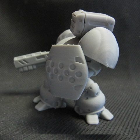 CHIBI-TECH SD - ANACONDA PAULDRON       3D print model_6
