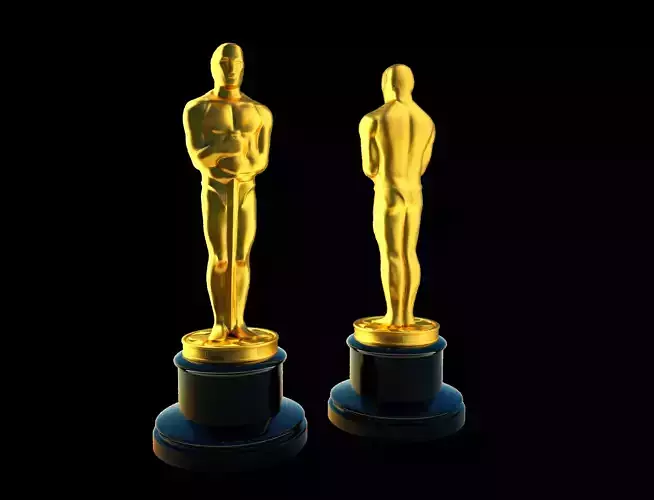 Oscar 3D model statues 3D print model