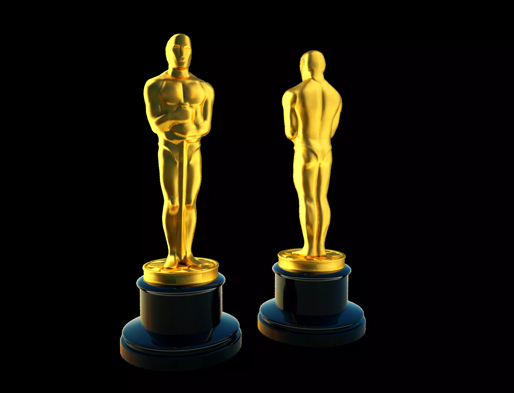 Oscar 3D model statues 3D print model_0