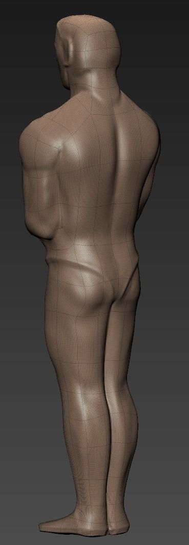 Oscar 3D model statues 3D print model_3