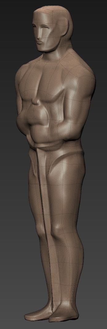 Oscar 3D model statues 3D print model_2