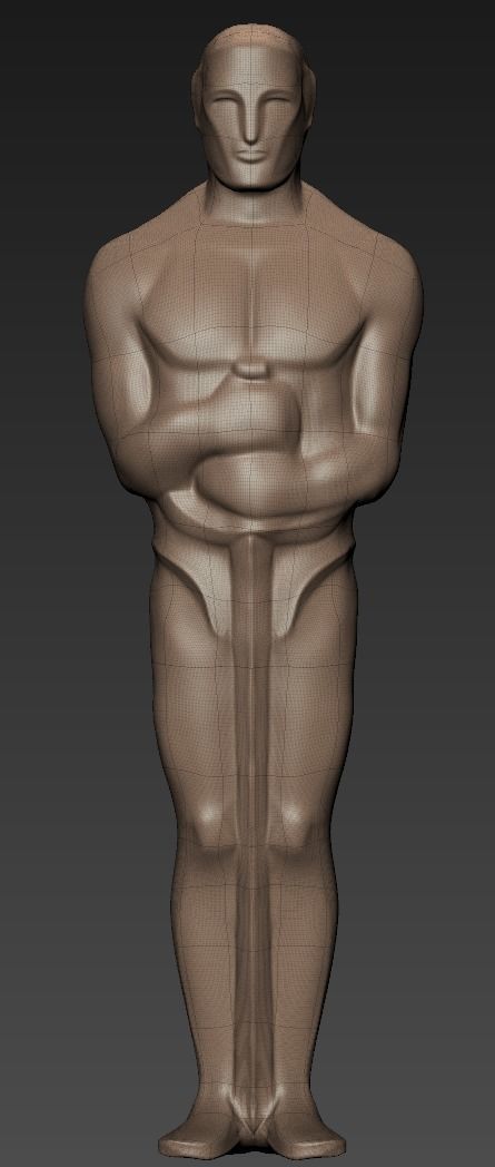 Oscar 3D model statues 3D print model_1