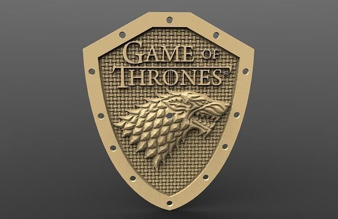 Clock Stark Game of thrones 3D print model