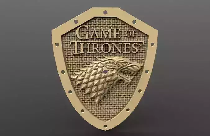 Clock Stark Game of thrones 3D print model