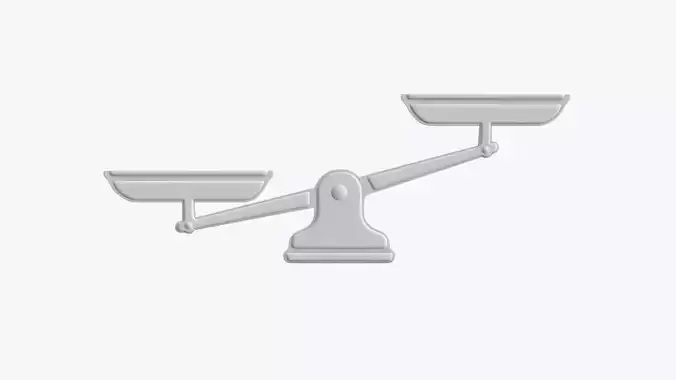Symbol of scale  3D model