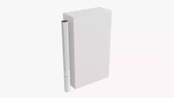 Cigarettes slim pack unopened 3D model