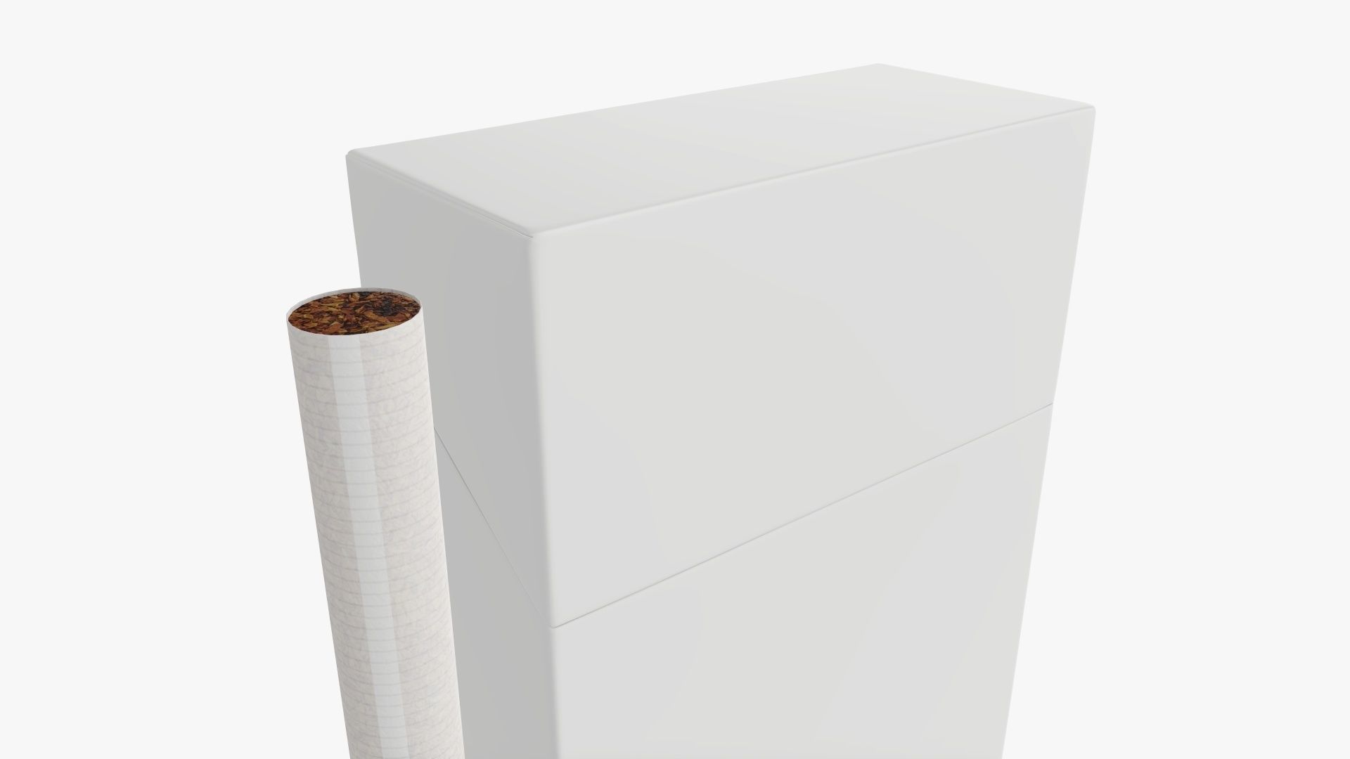 Cigarettes slim pack unopened 3D model_3