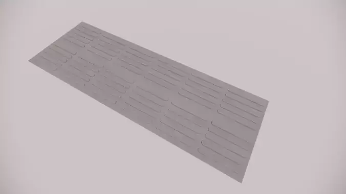Tactile Guidance Tile - Parametric 3D model