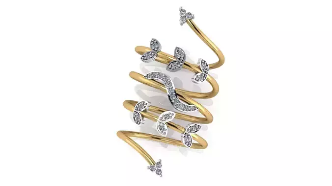 rings butterfly ring gold with diamonds
