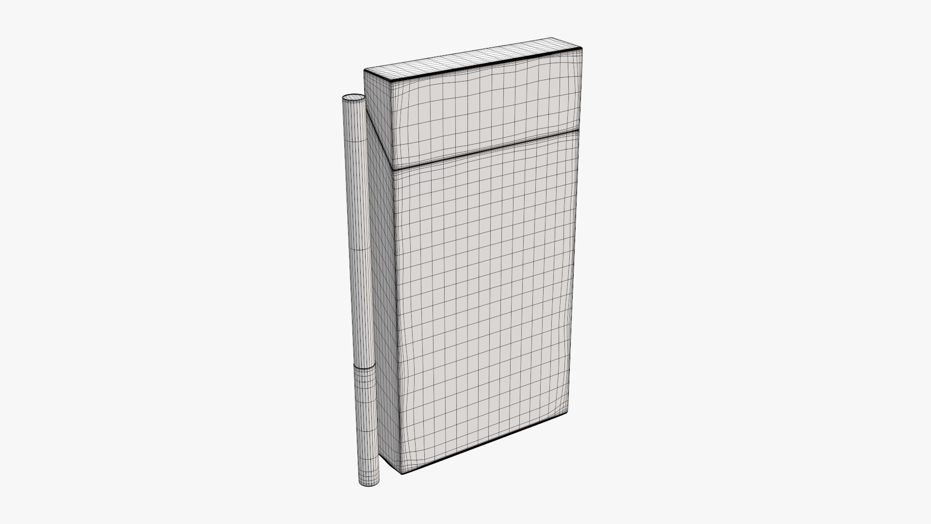 Cigarettes super slim pack unopened v2 3D model_5