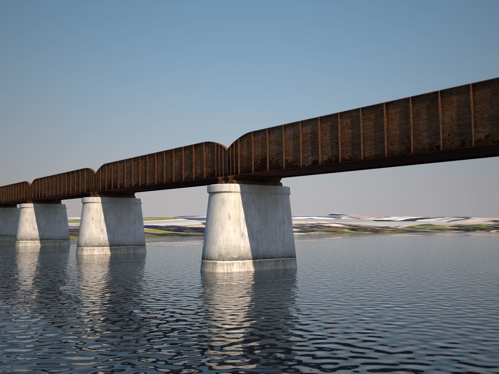 Context Bridges Austin Texas 3D model_10