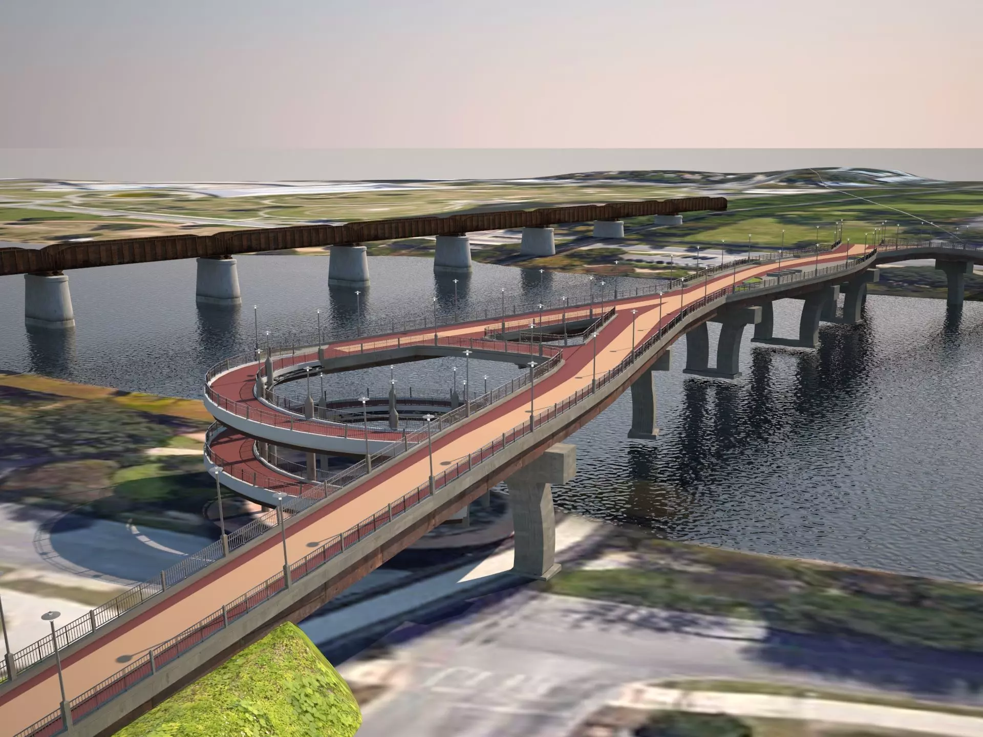 Context Bridges Austin Texas 3D model_0