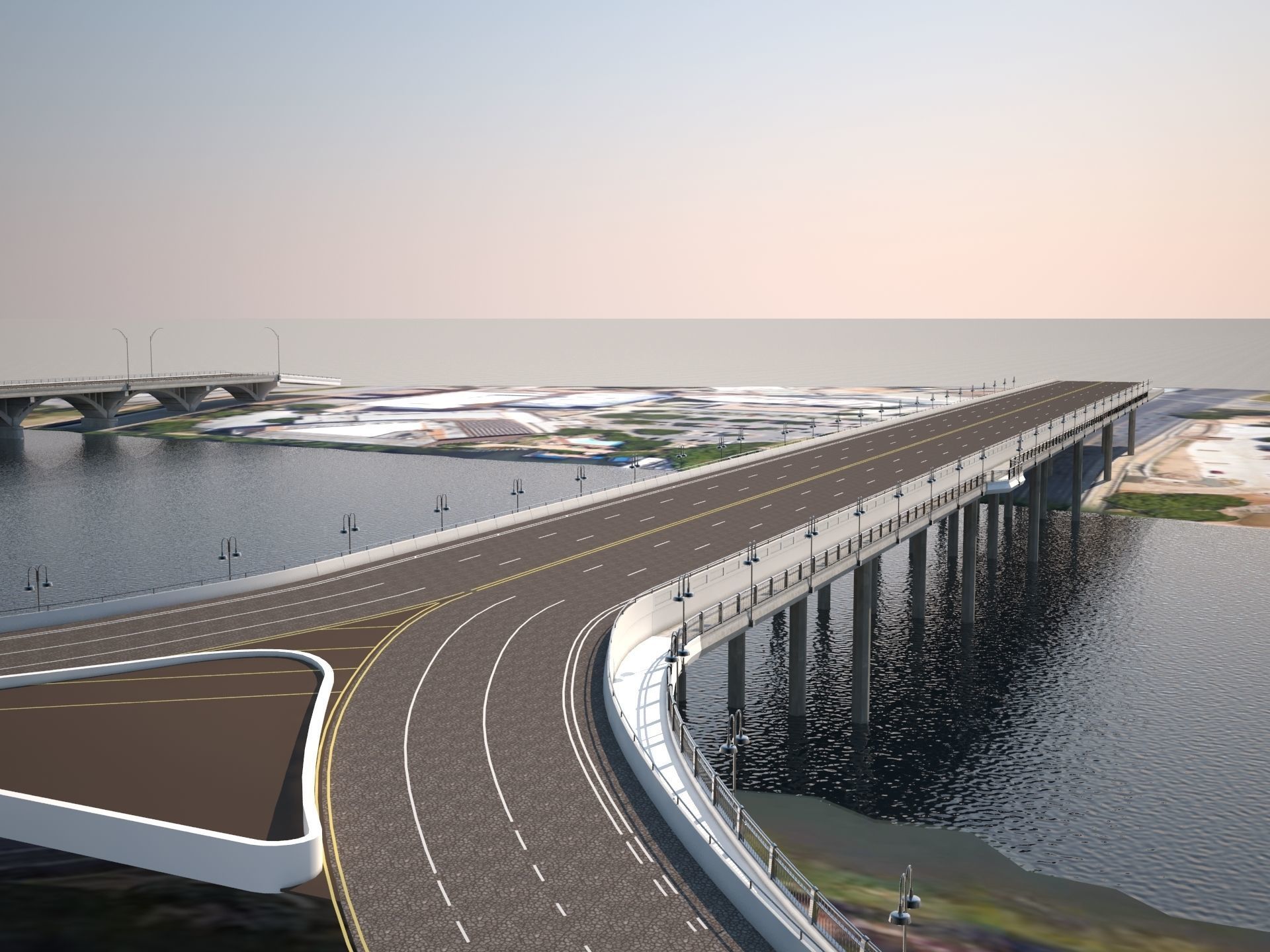 Context Bridges Austin Texas 3D model_22