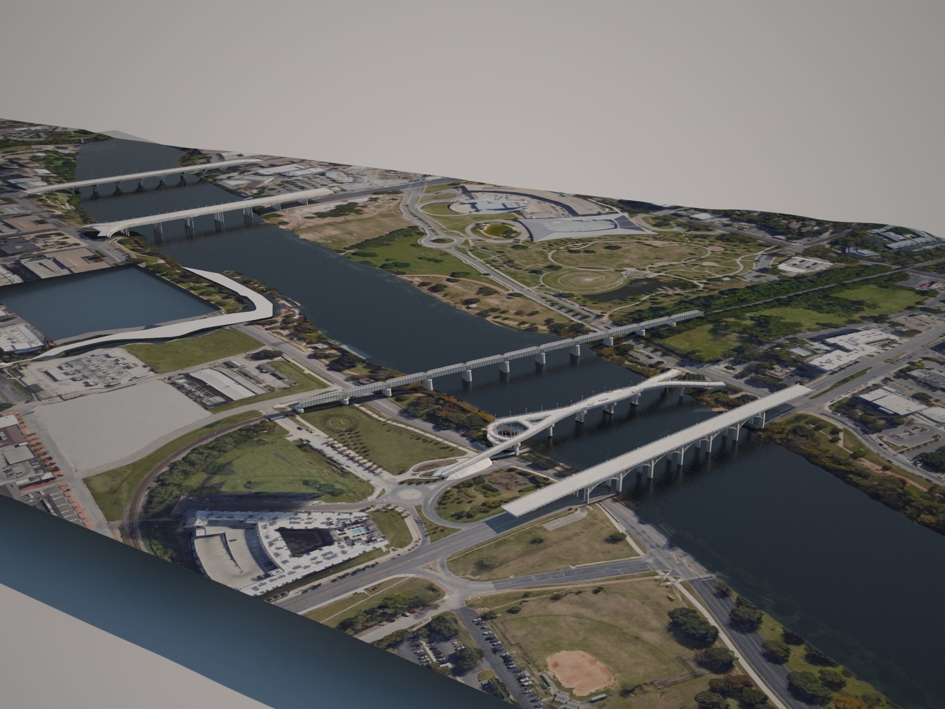 Context Bridges Austin Texas 3D model_8
