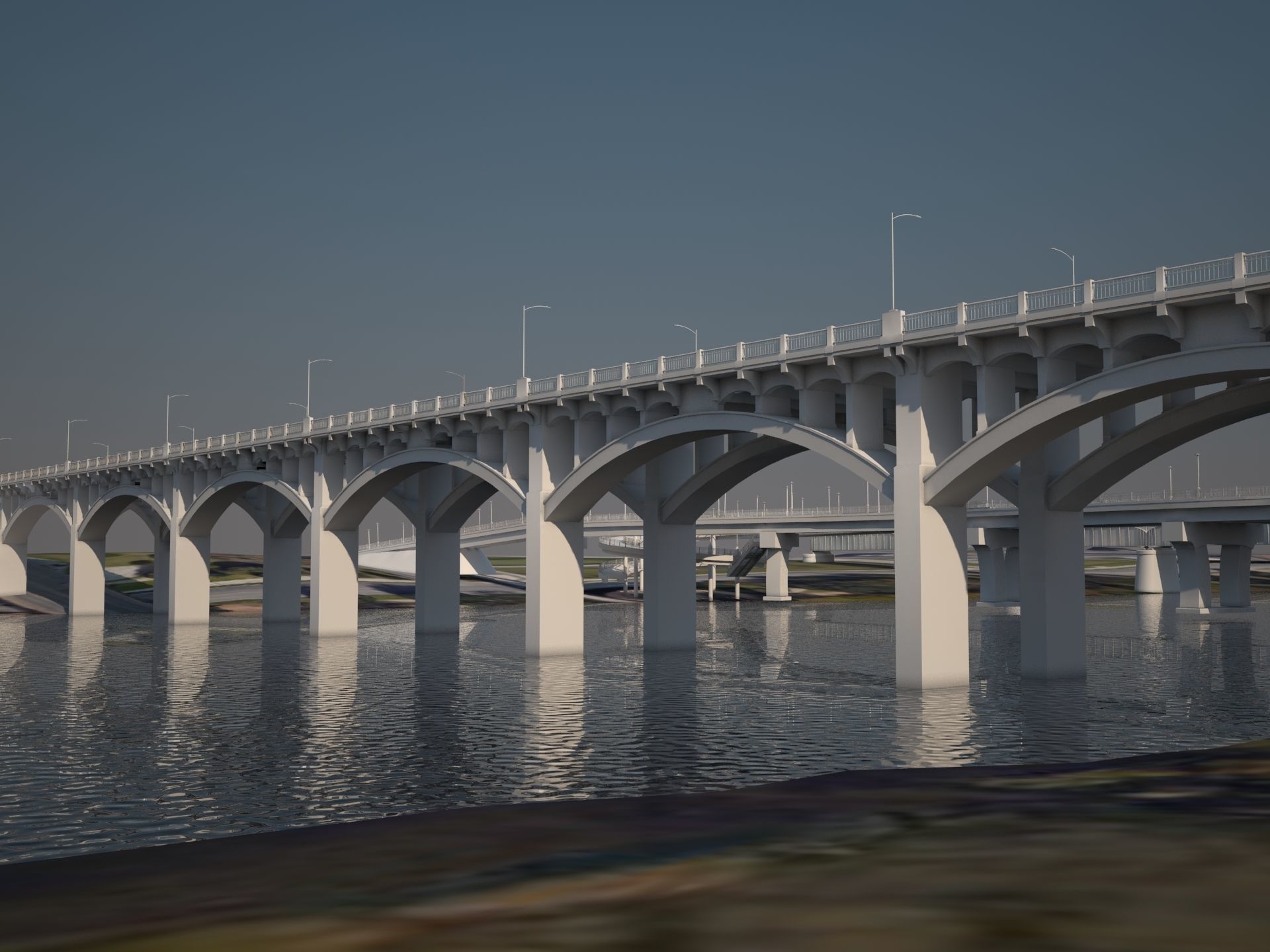 Context Bridges Austin Texas 3D model_28