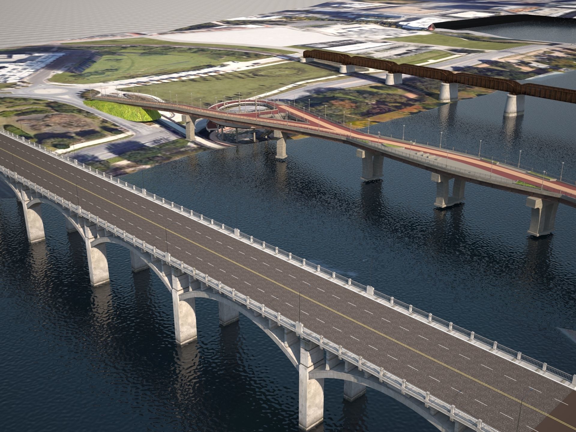 Context Bridges Austin Texas 3D model_19
