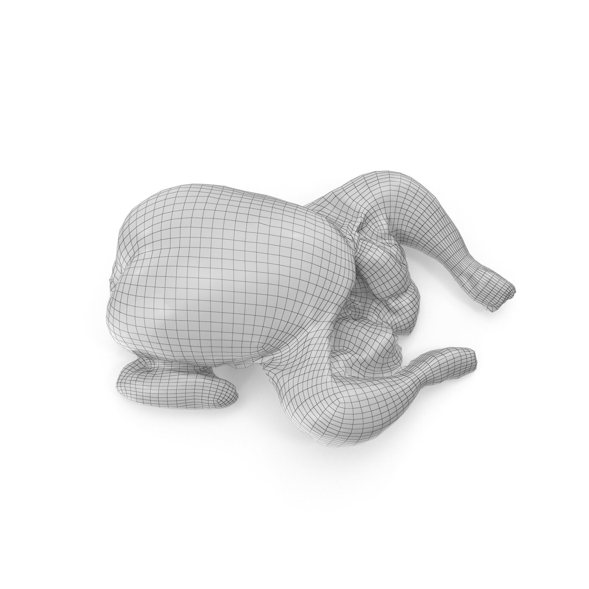 Raw Chicken seasoned with sage - 4K textures 3D model_15