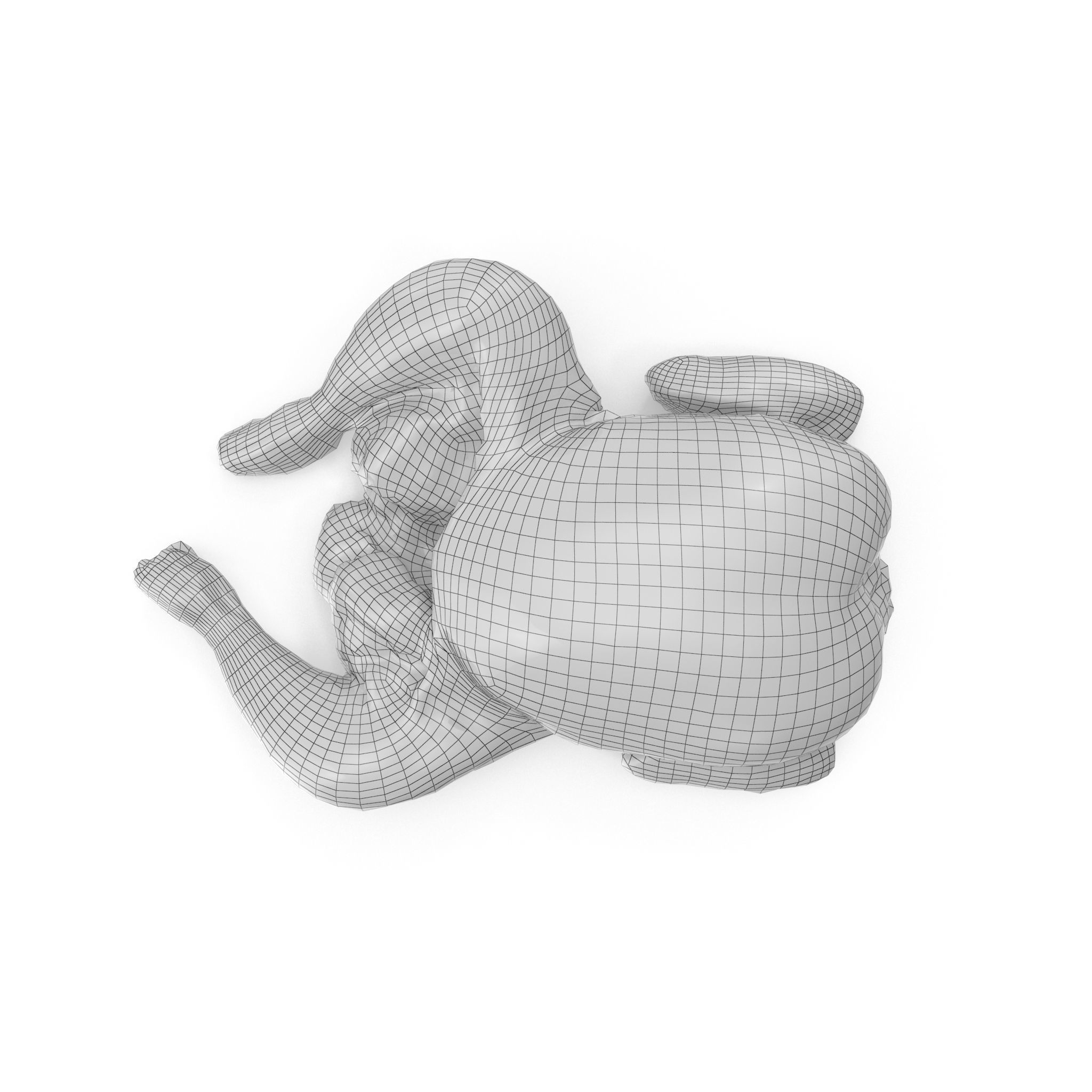 Raw Chicken seasoned with sage - 4K textures 3D model_14