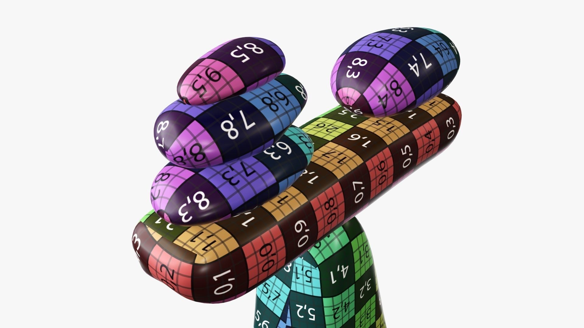 Balance stones 3D model_14