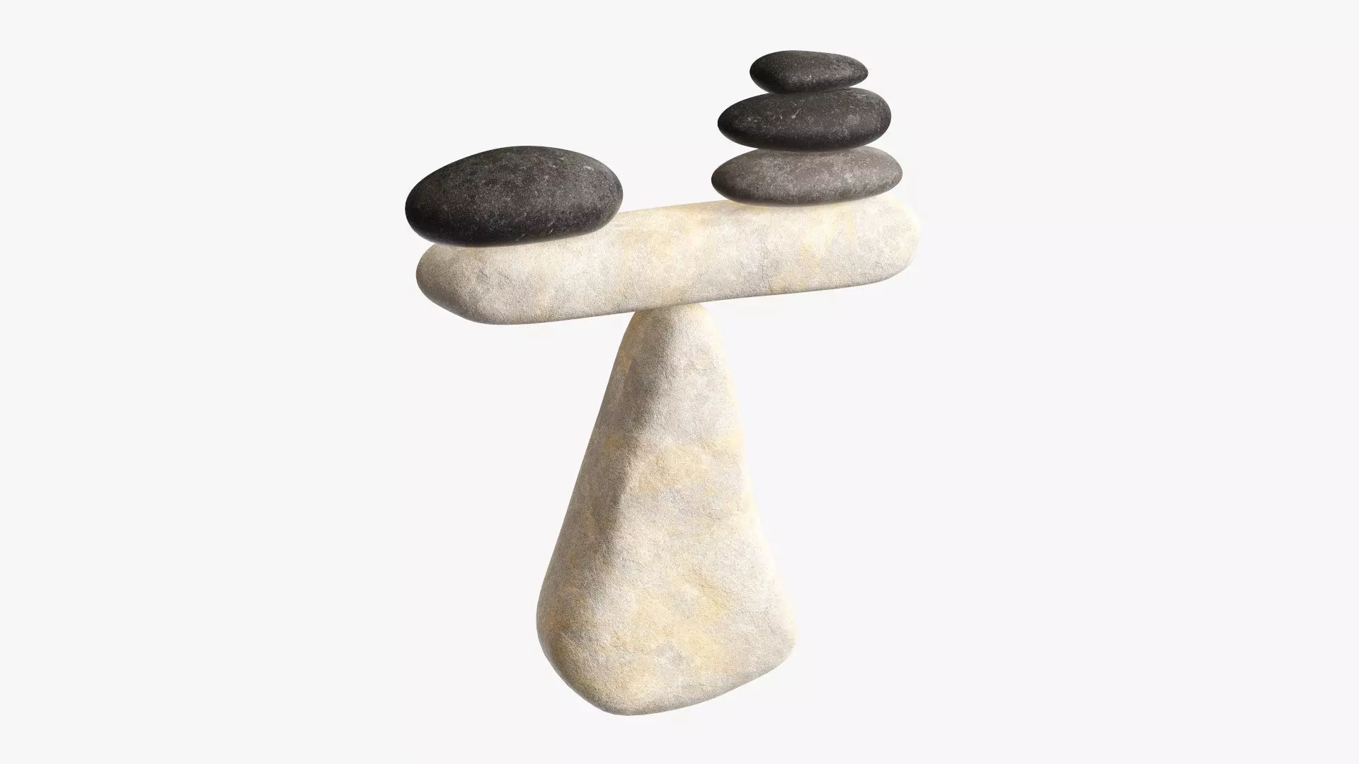 Balance stones 3D model_0