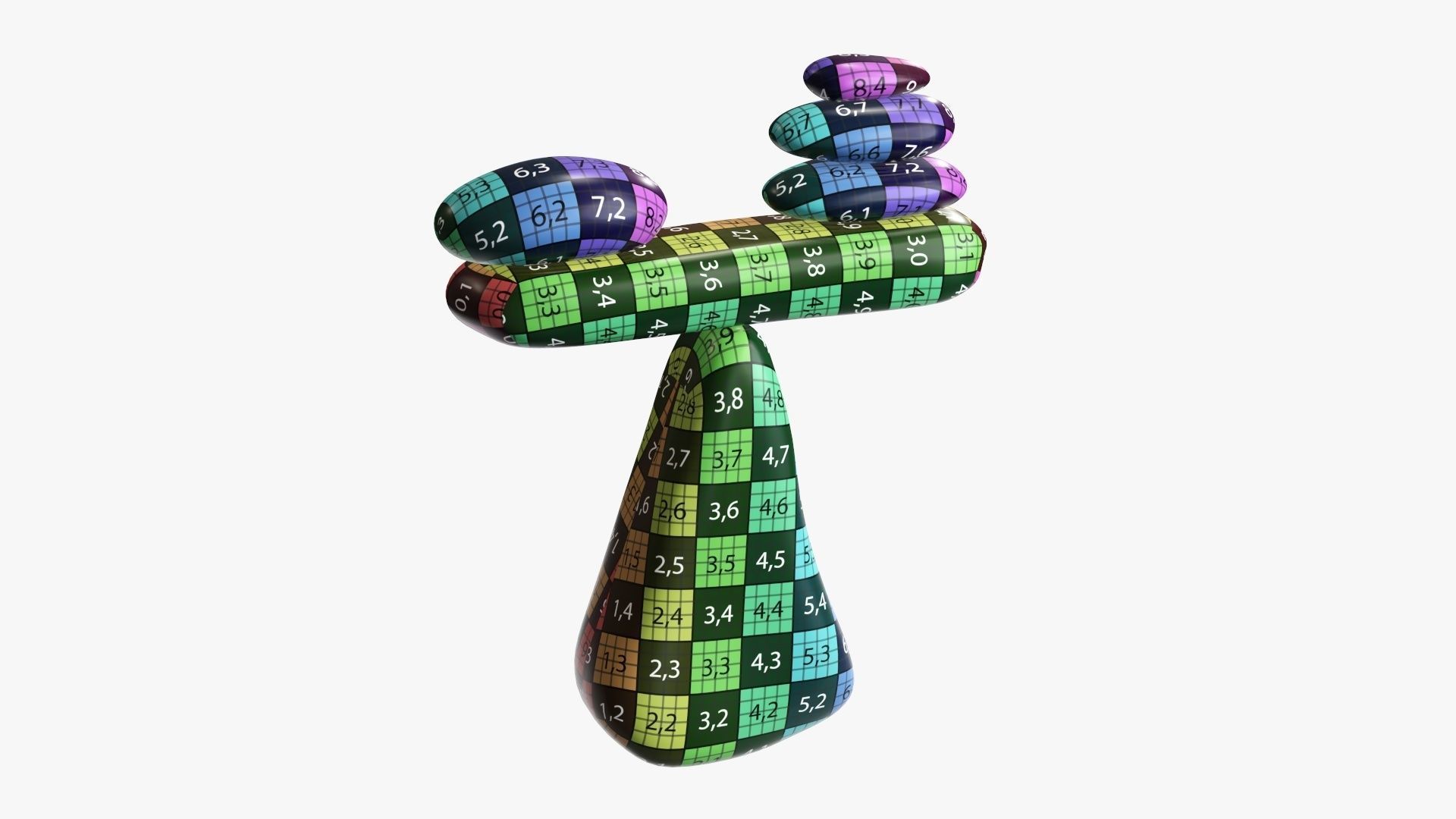 Balance stones 3D model_10