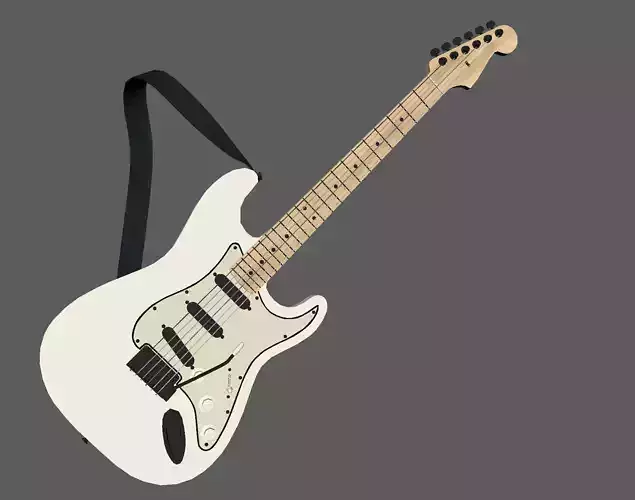 electric guitar 3D model