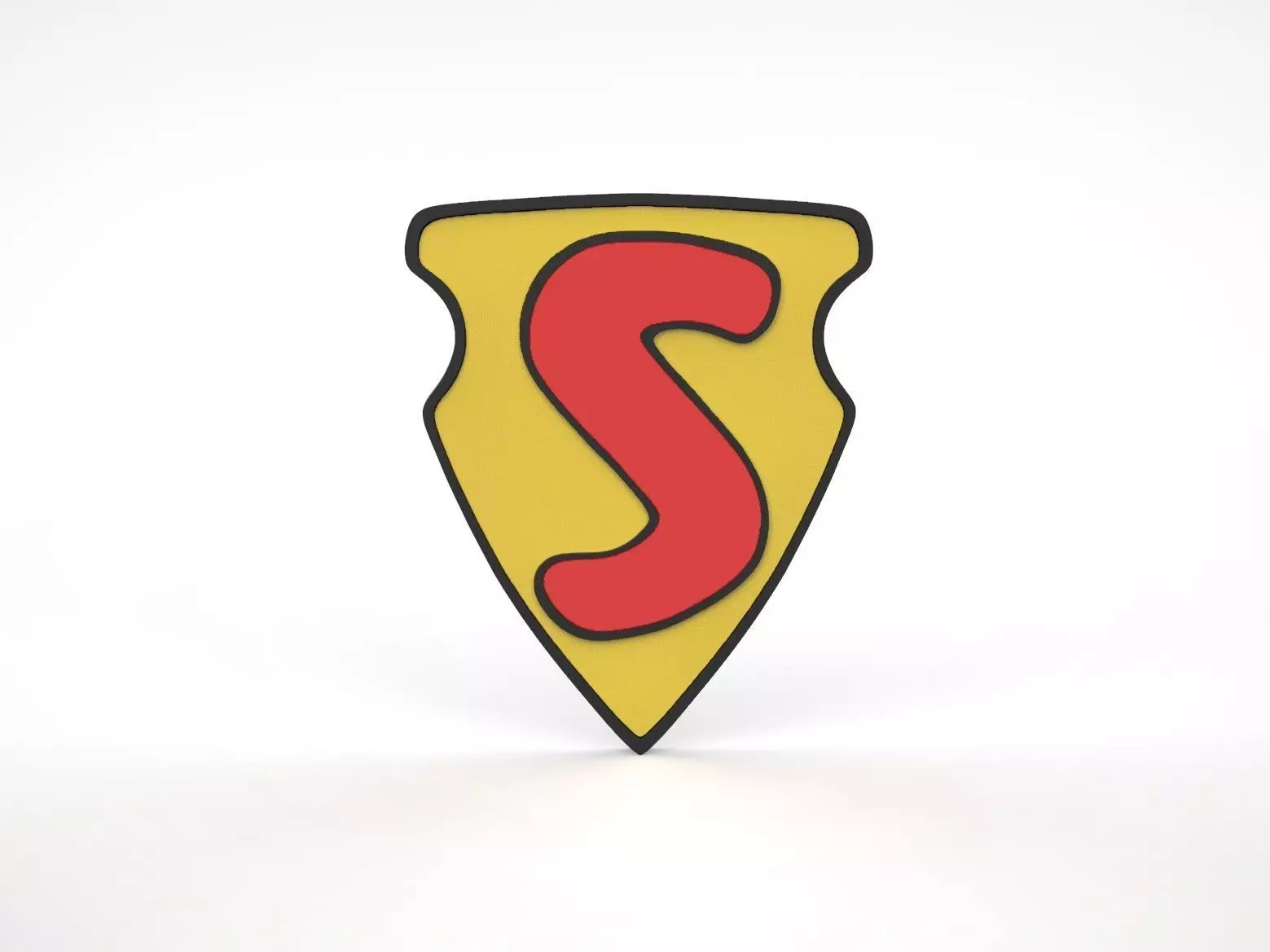 1938 Action Comics 1 Superman Chest Emblem 3D print model_0